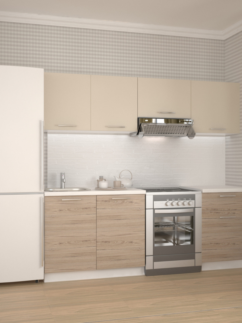 Köögimööbel KATIA 220 - san marino tamm/vanilje