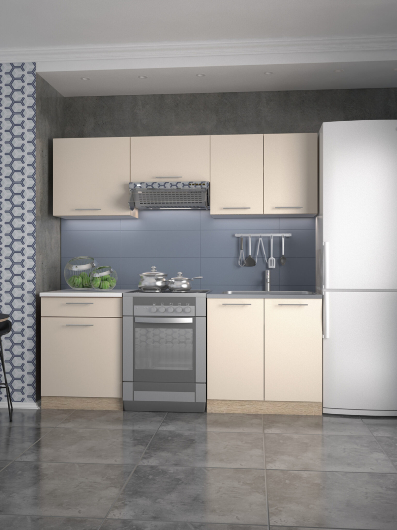 Köögimööbel MARIJA 200 - sonoma tamm/vanilje