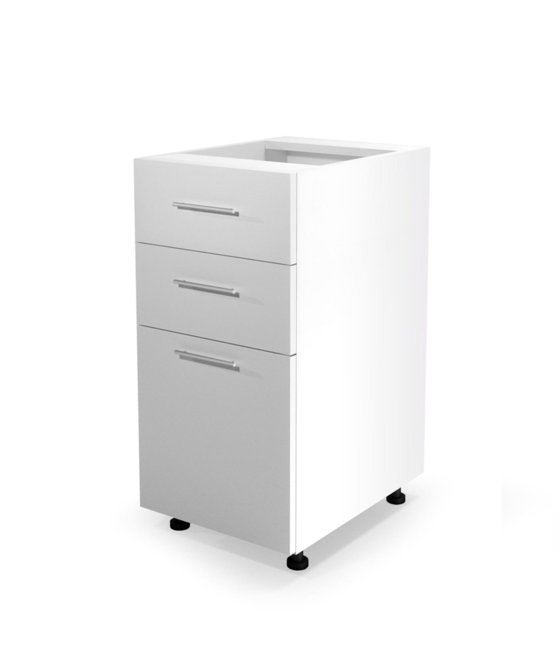 VENTO DS3-40/82 lower cabinet with drawers, color: white/white