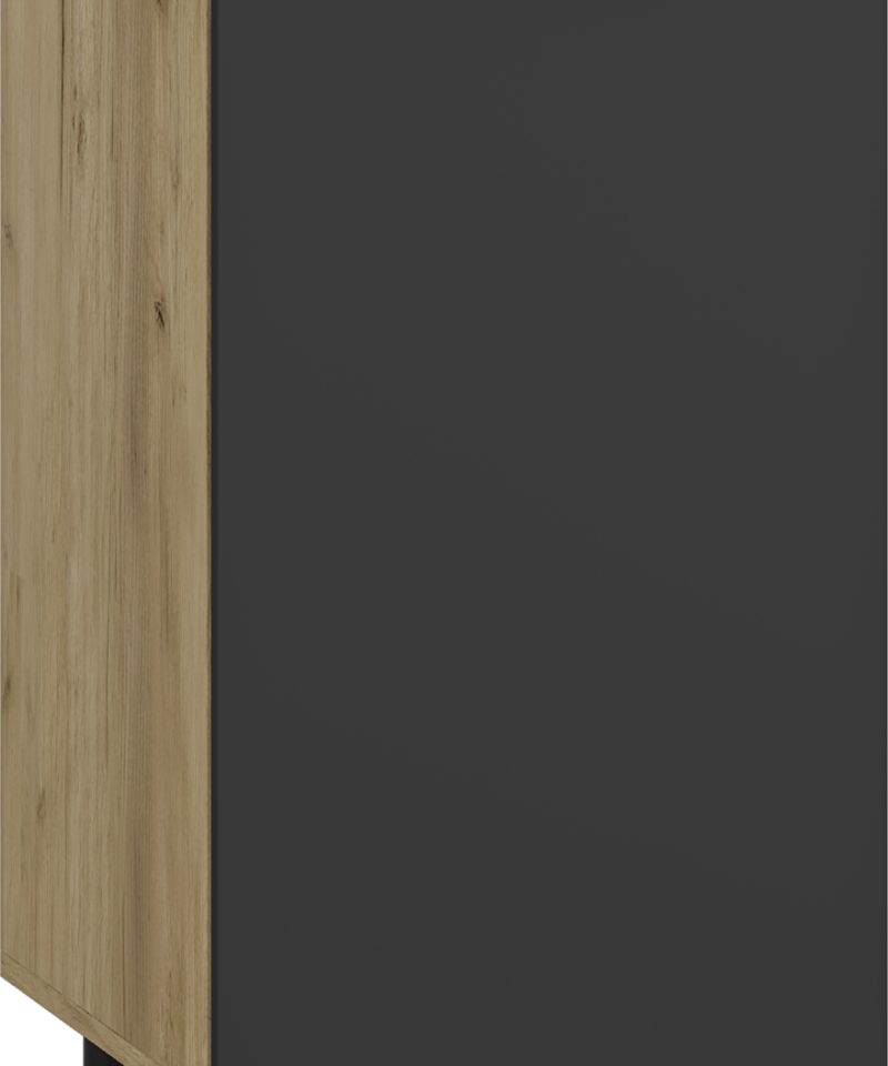 VENTO D-40/82 lower cabinet, color: craft oak/antracite
