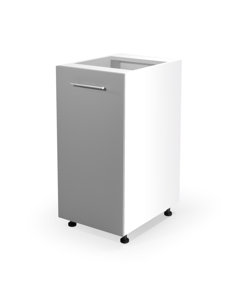 VENTO D-40/82 lower cabinet, color: white / light grey