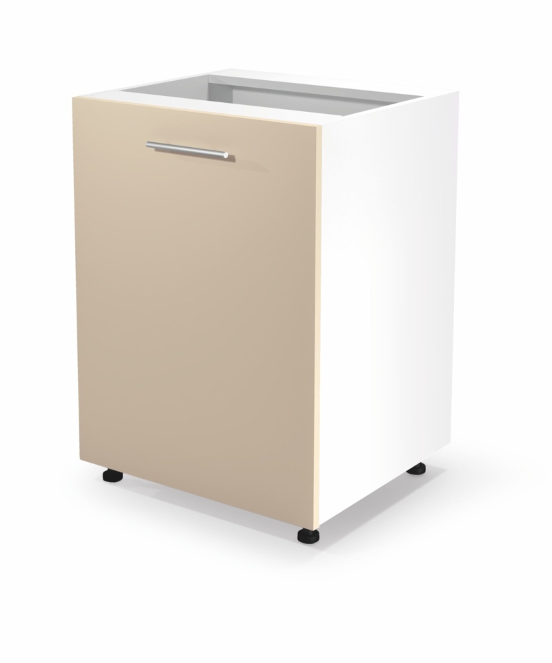 VENTO D-60/82 lower cabinet, color: white / beige