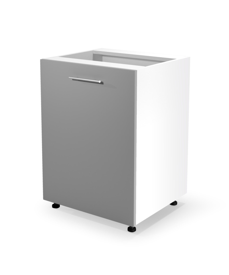 VENTO D-60/82 lower cabinet, color: white / light grey