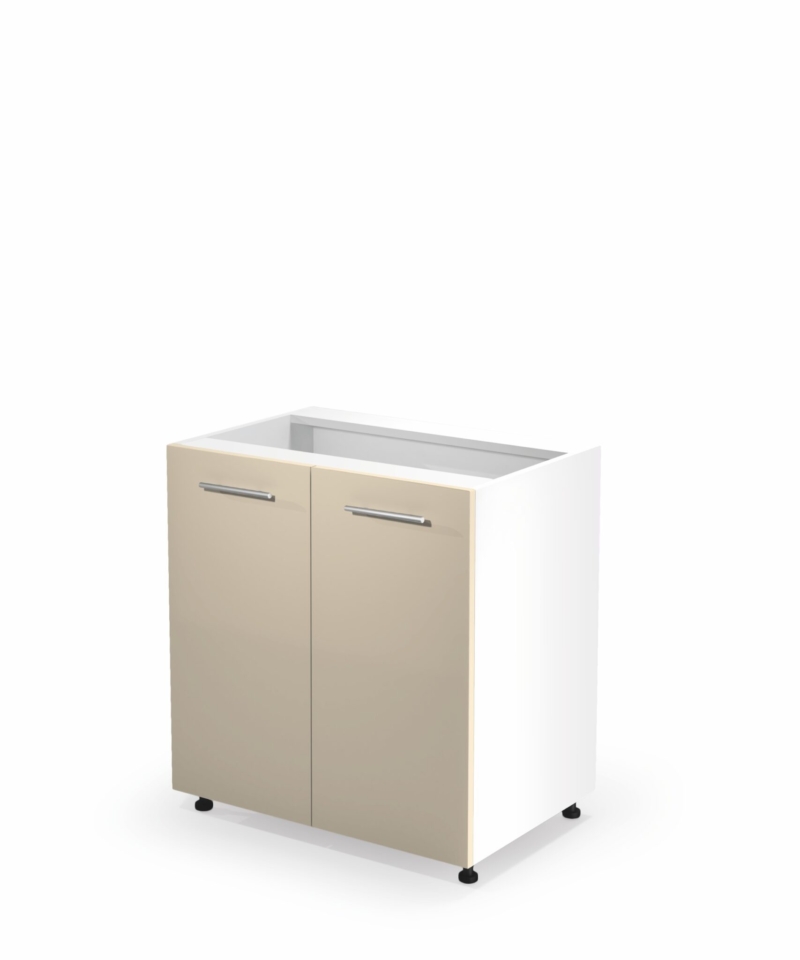 VENTO D-80/82 lower cabinet, color: white / beige