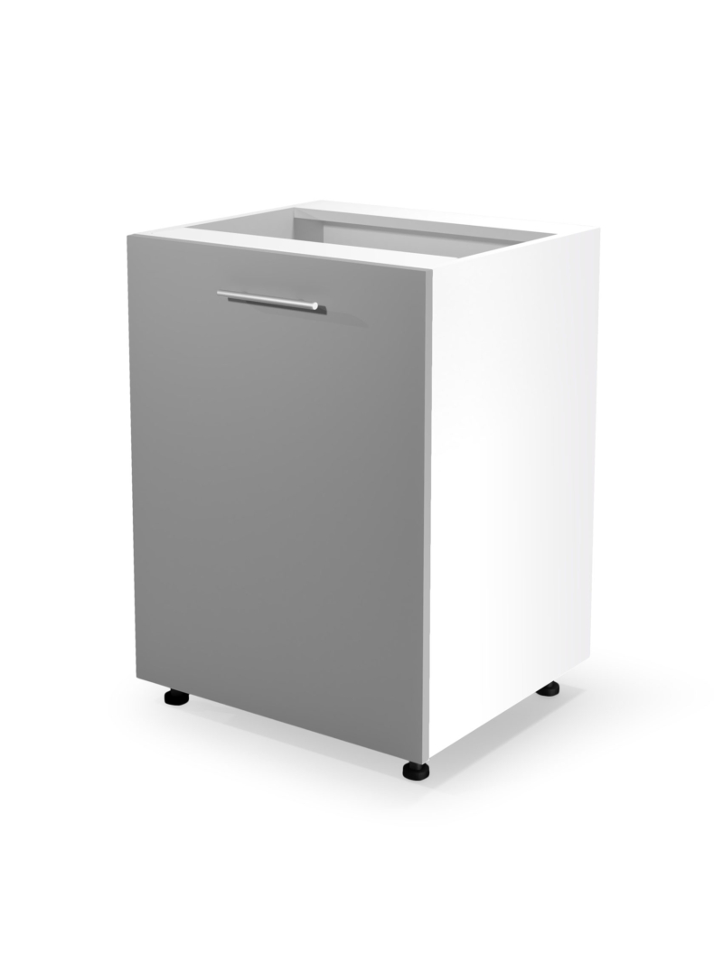 VENTO DK-60/82 sink cabinet, color: white / light grey