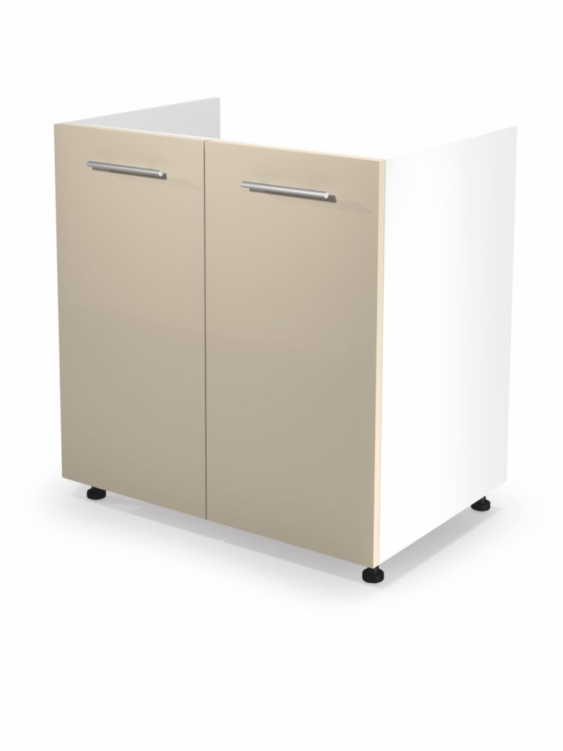 VENTO DK-80/82 sink cabinet, color: white / beige
