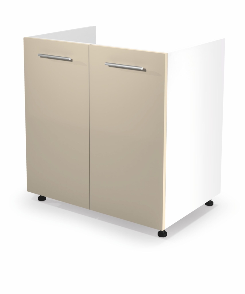 VENTO DK-80/82 sink cabinet, color: white / beige