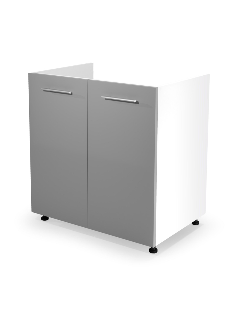 VENTO DK-80/82 sink cabinet, color: white / light grey