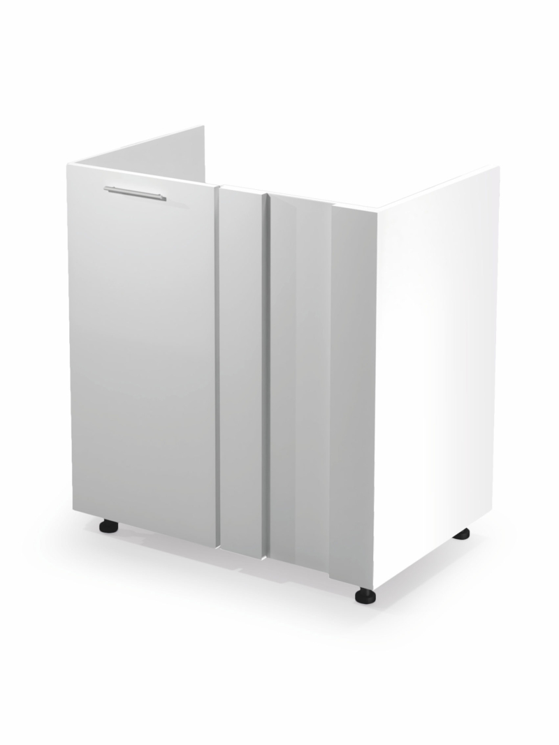 VENTO DKN-100/82 corner sink cabinet, color: white