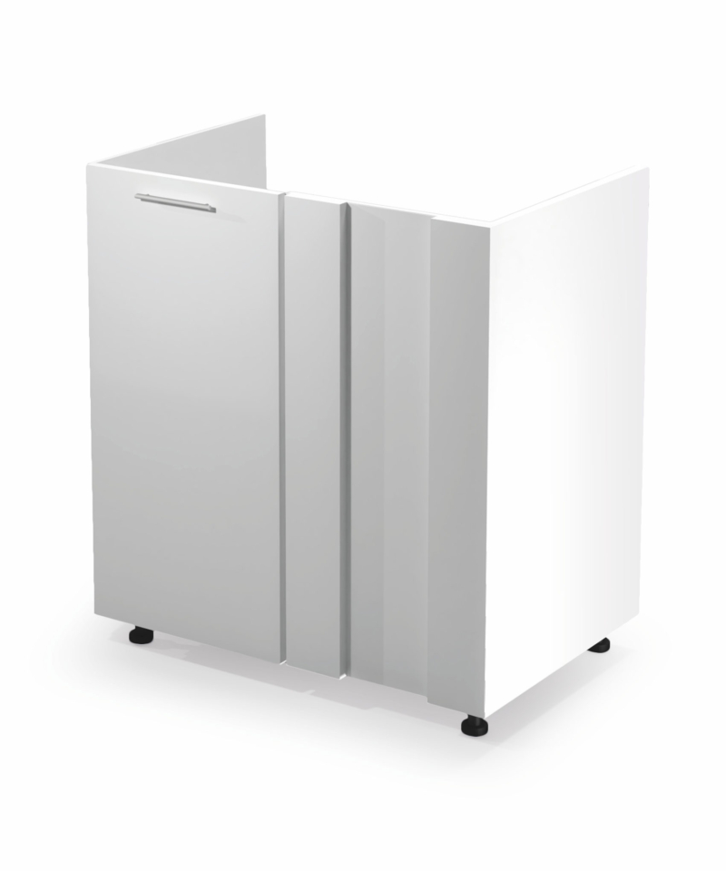 VENTO DK-80/82 corner sink cabinet, color: white