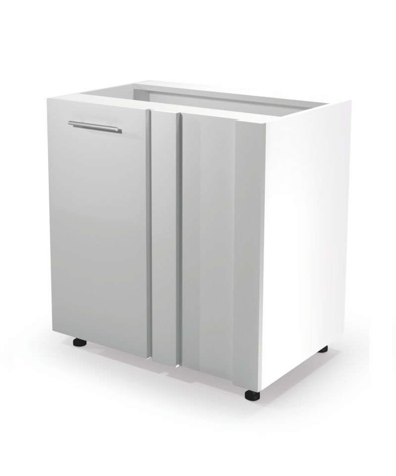 VENTO DN-100/82 corner lower cabinet, color: white