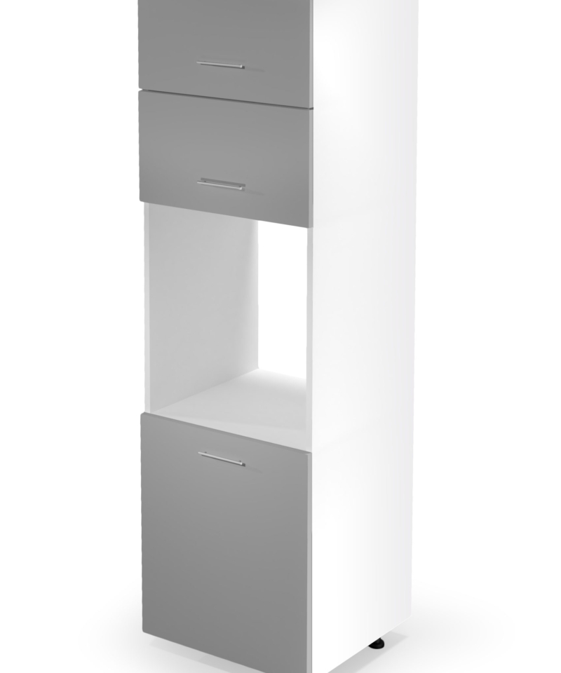VENTO DP-60/214 high cargo cabinet, color: white / light grey