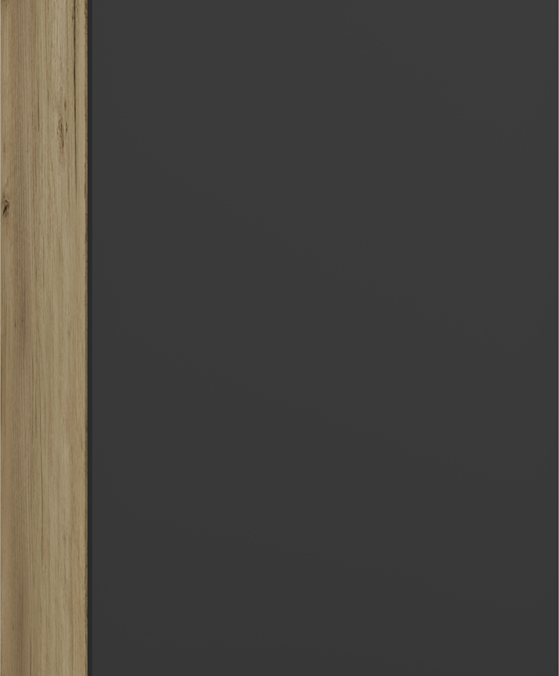 VENTO G-40/72 top cabinet, color: craft oak/antracite