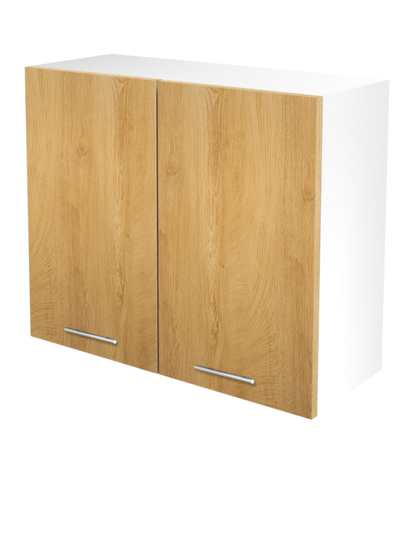 VENTO G-80/72 top cabinet, color: white / honey oak