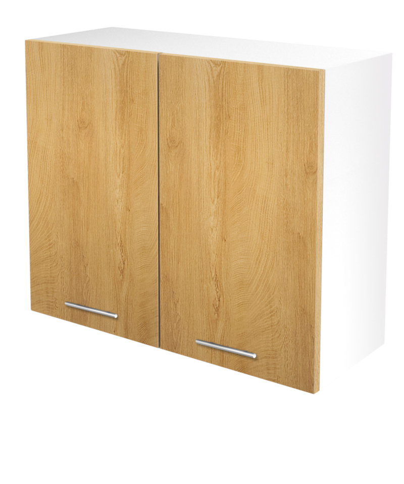 VENTO G-80/72 top cabinet, color: white / honey oak