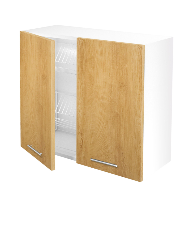 VENTO GC-80/72 top cabinet with drainer, color: honey oak