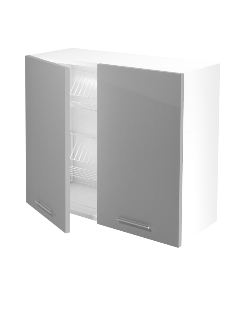 VENTO GC-80/72 top cabinet with drainer, color: light grey