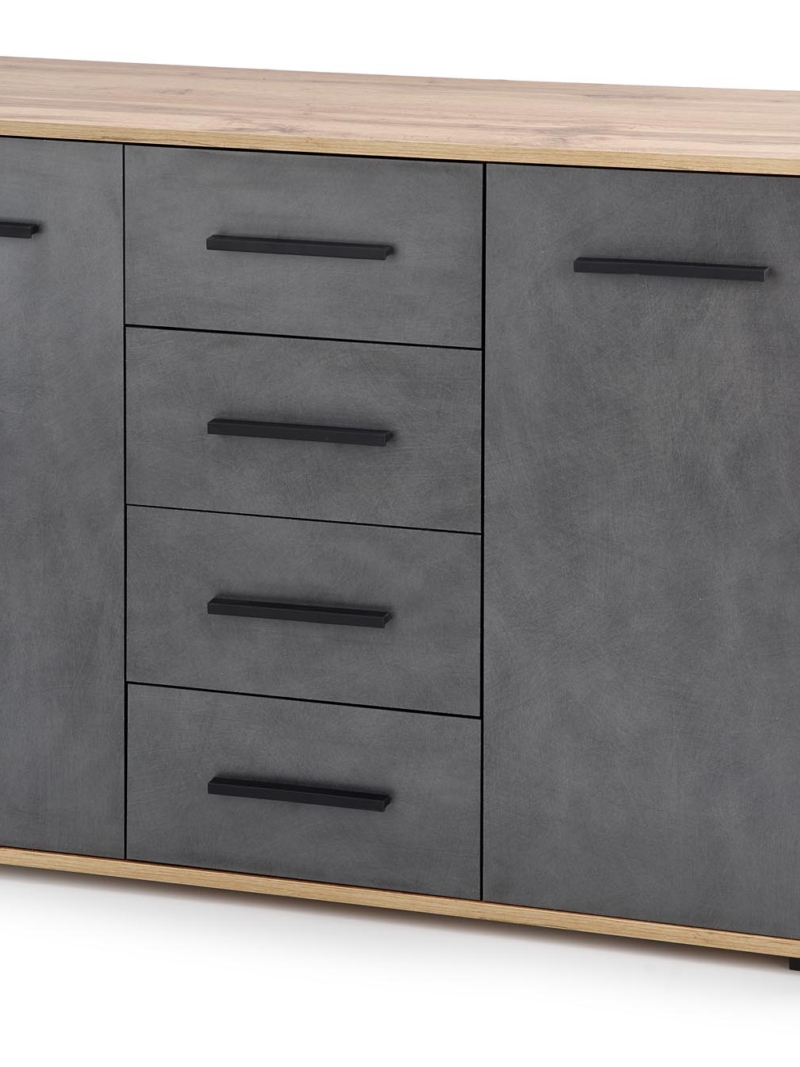 LIMA KM-4 chest, color: wotan oak / grey - matera