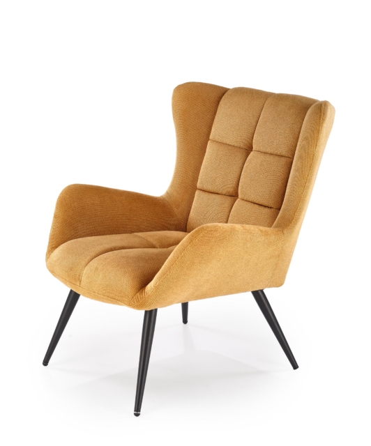 BYRON leisure chair, mustard