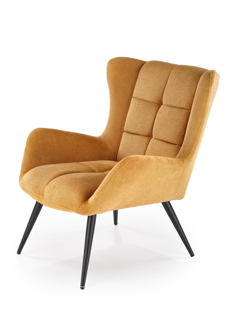 BYRON leisure chair, mustard