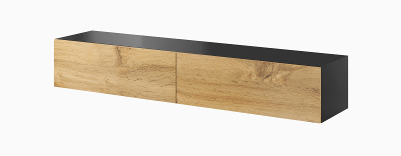 TV Stand VIGO RTV 180 black/wotan oak - Image 3