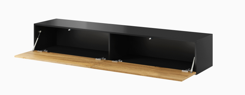 TV Stand VIGO RTV 180 black/wotan oak - Image 4