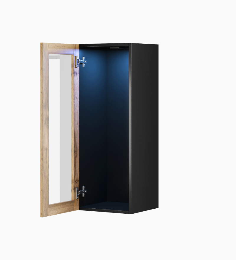 Glazed cabinet VIGO WITR 90 sonoma oak/white - Image 4