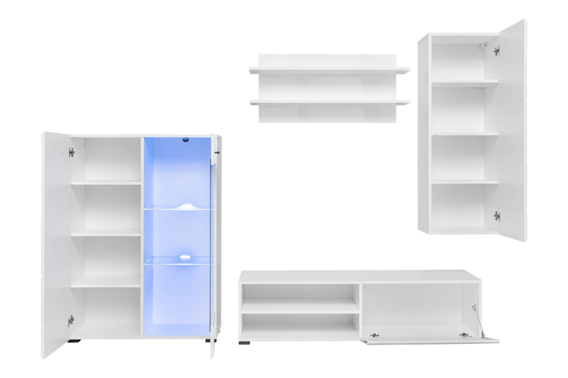 LAUREN MINI wall unit (white/gloss white) - Image 3