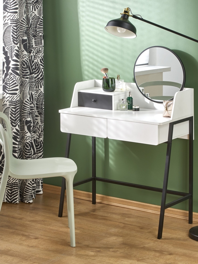 AGNES dresser console white / black