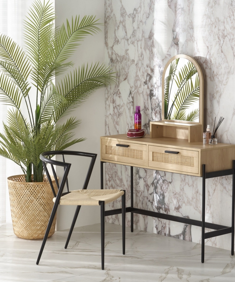 CARMEN dresser console natural / black