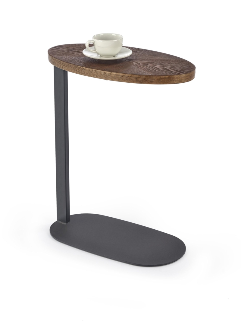 DELPHI c. table walnut / black