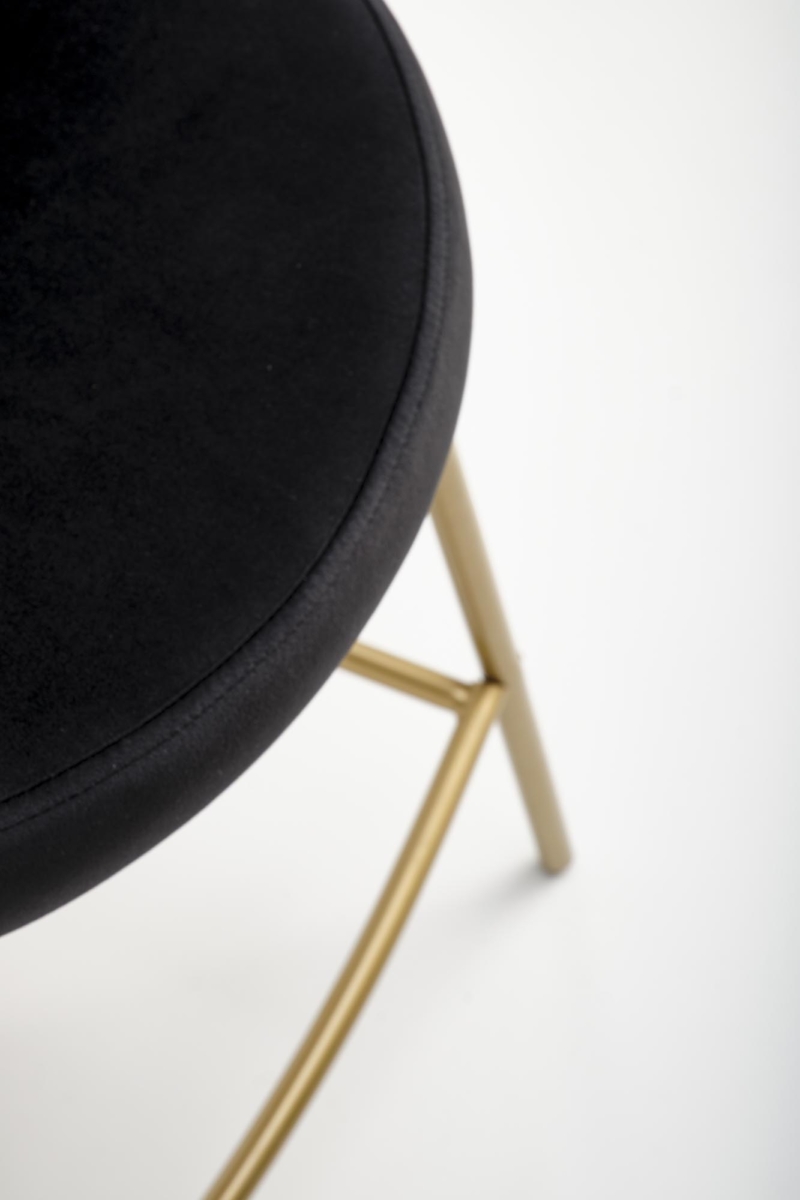 H113 bar stool, black / white - Image 7
