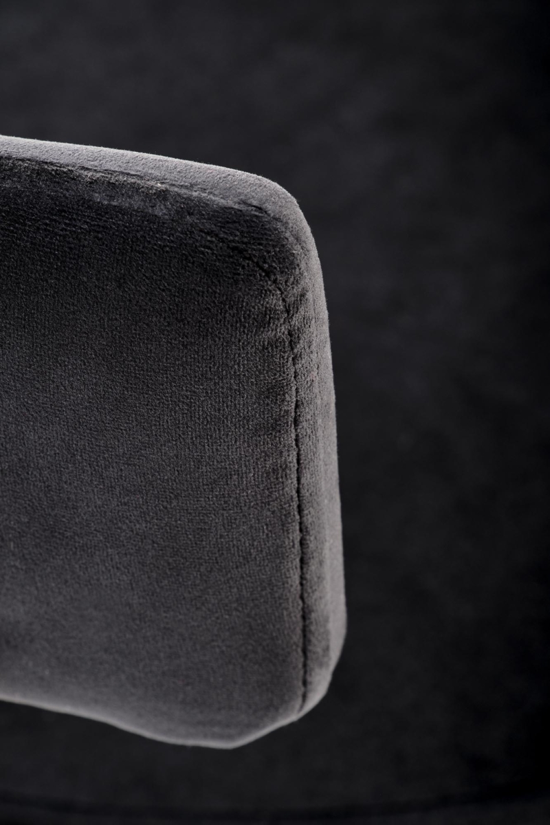 H115 bar stool, grey / gold - Image 13