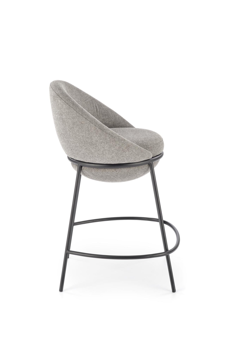 H118 bar stool, grey - Image 8
