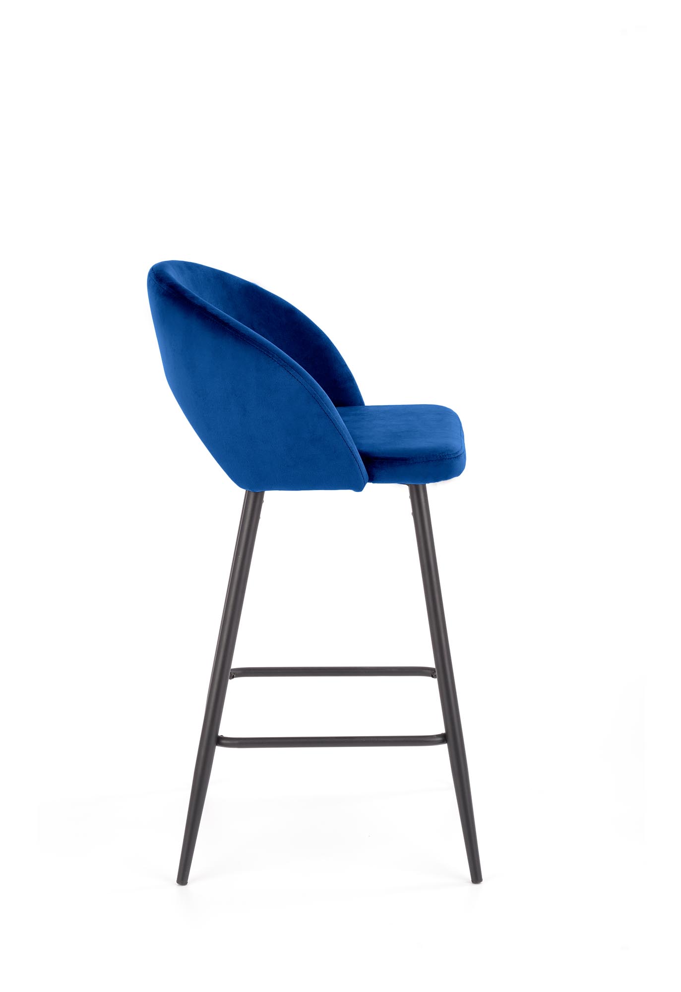 H96 bar stool, color: dark blue - Image 4