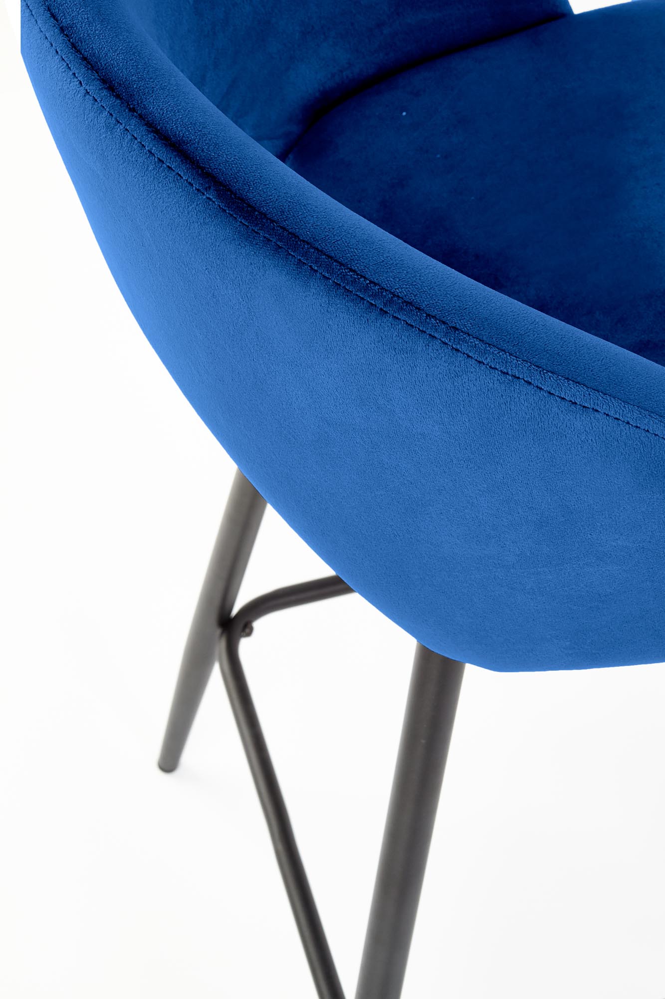 H96 bar stool, color: dark blue - Image 9