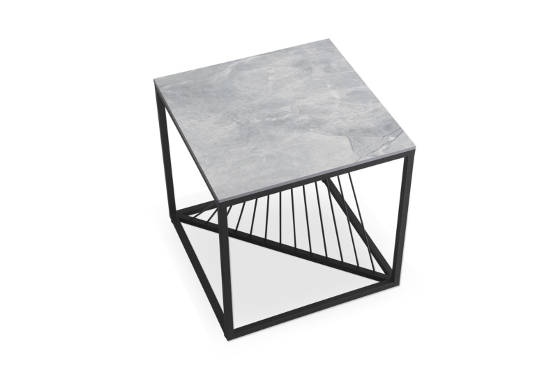 INFINITY 2 KWADRAT, coffee table, grey marble - Image 9