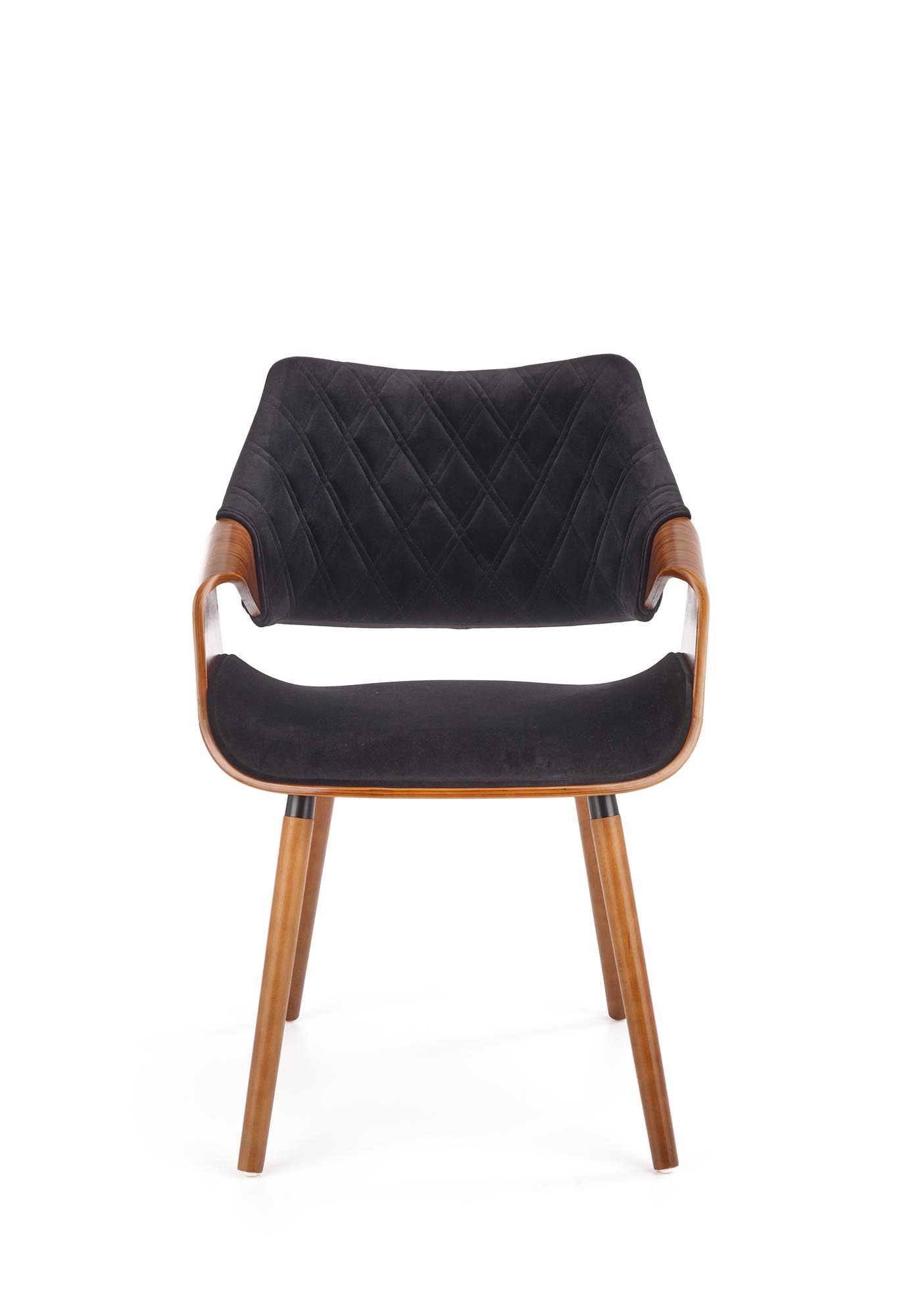 K396 chair, color: walnut / black - Image 3