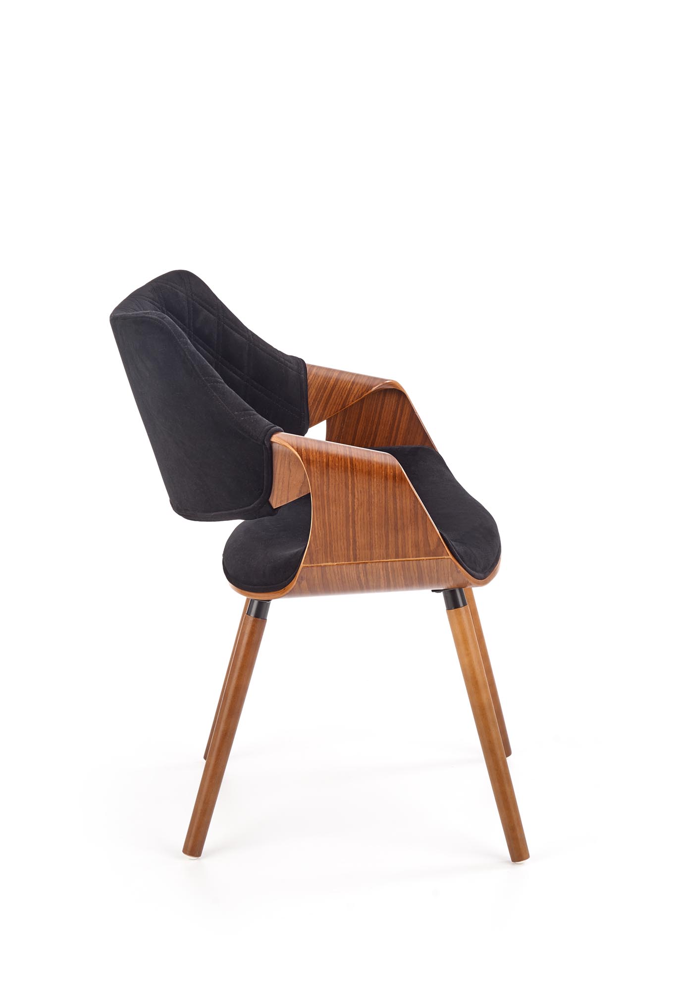K396 chair, color: walnut / black - Image 8