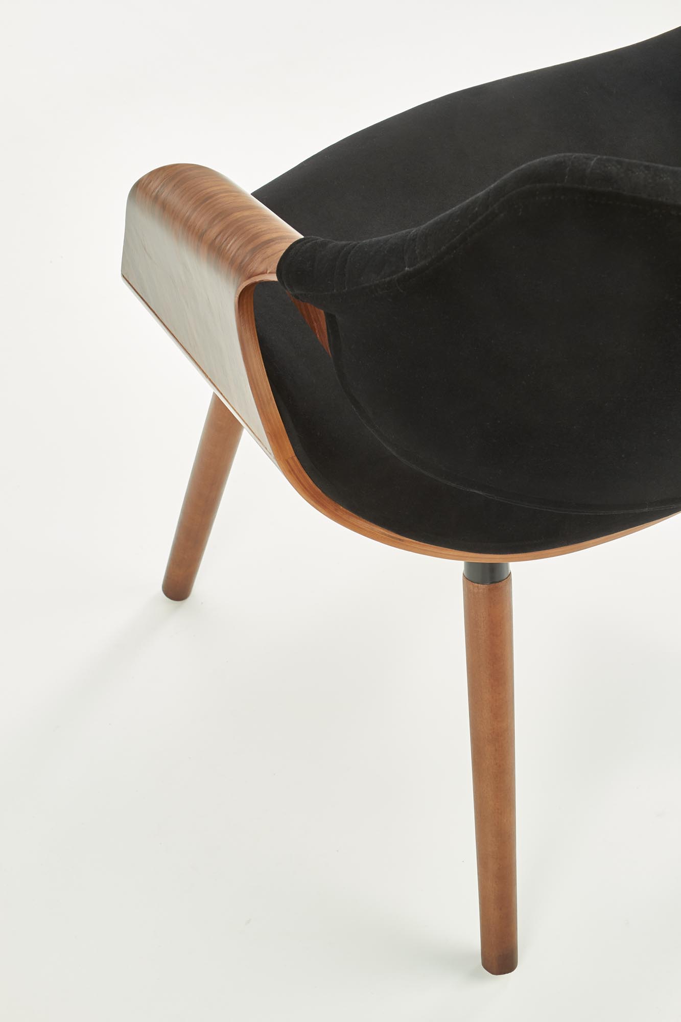 K396 chair, color: walnut / black - Image 10