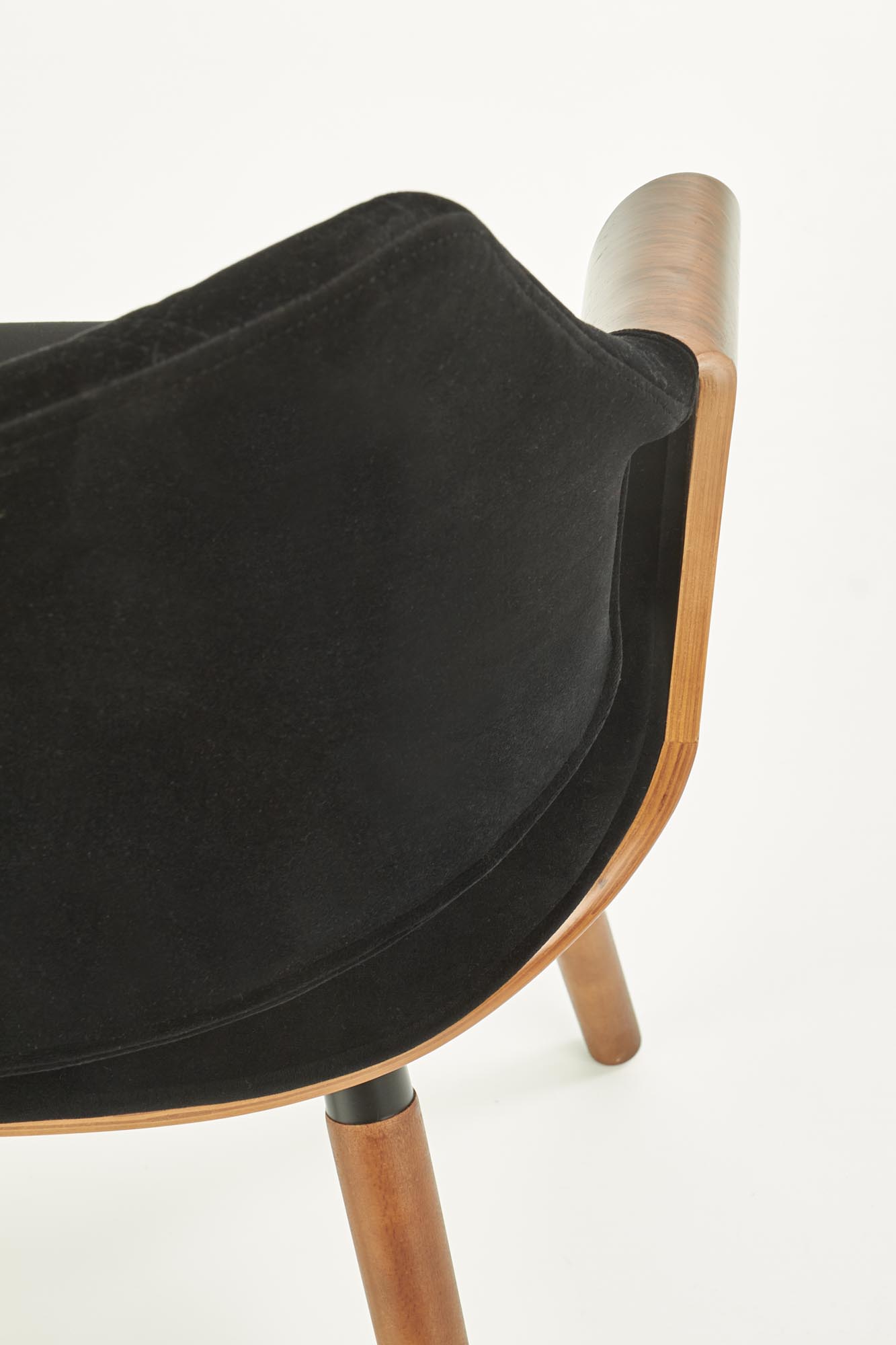 K396 chair, color: walnut / black - Image 11