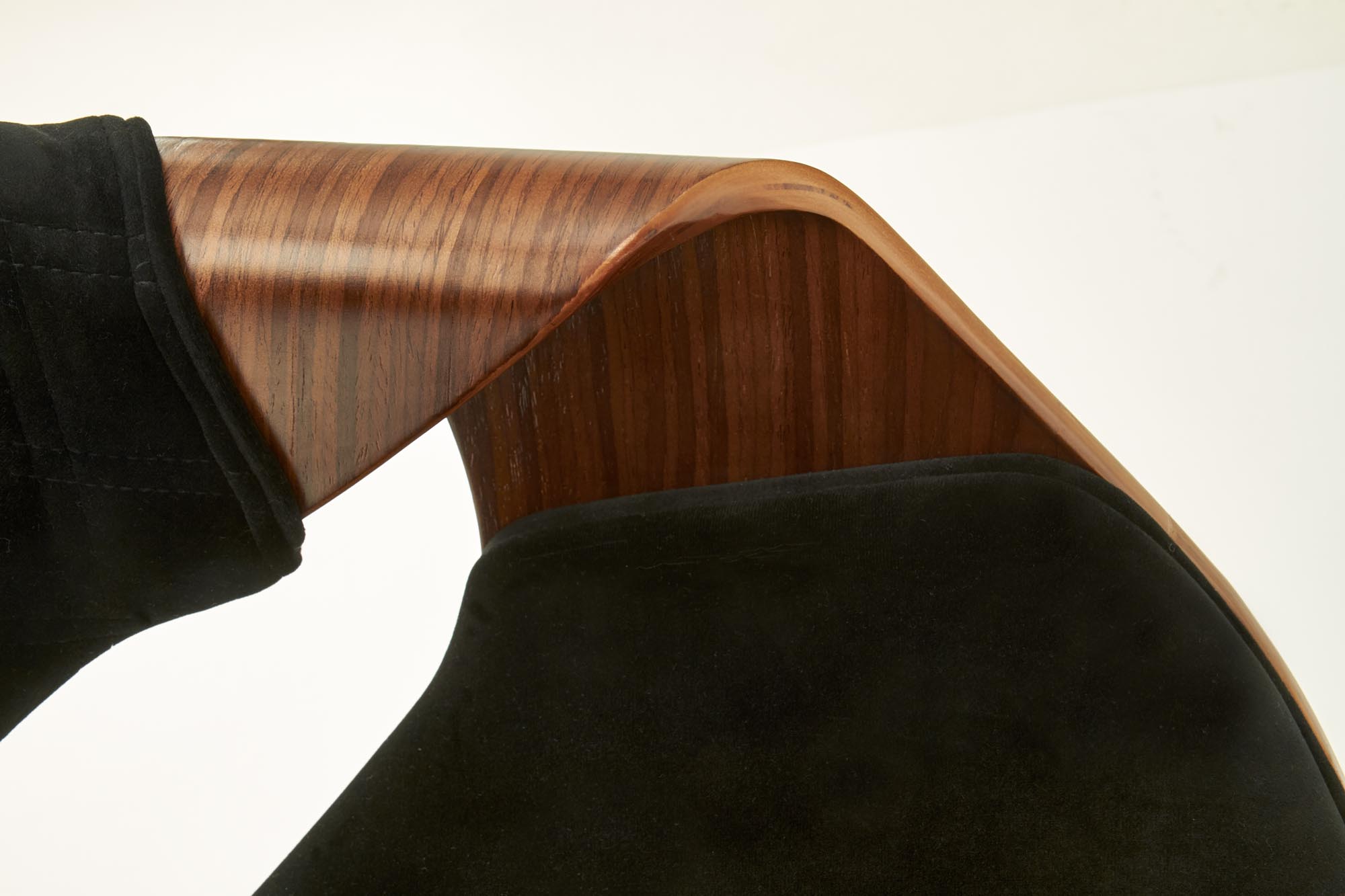 K396 chair, color: walnut / black - Image 13