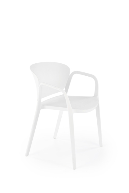 K491 plastic chair white