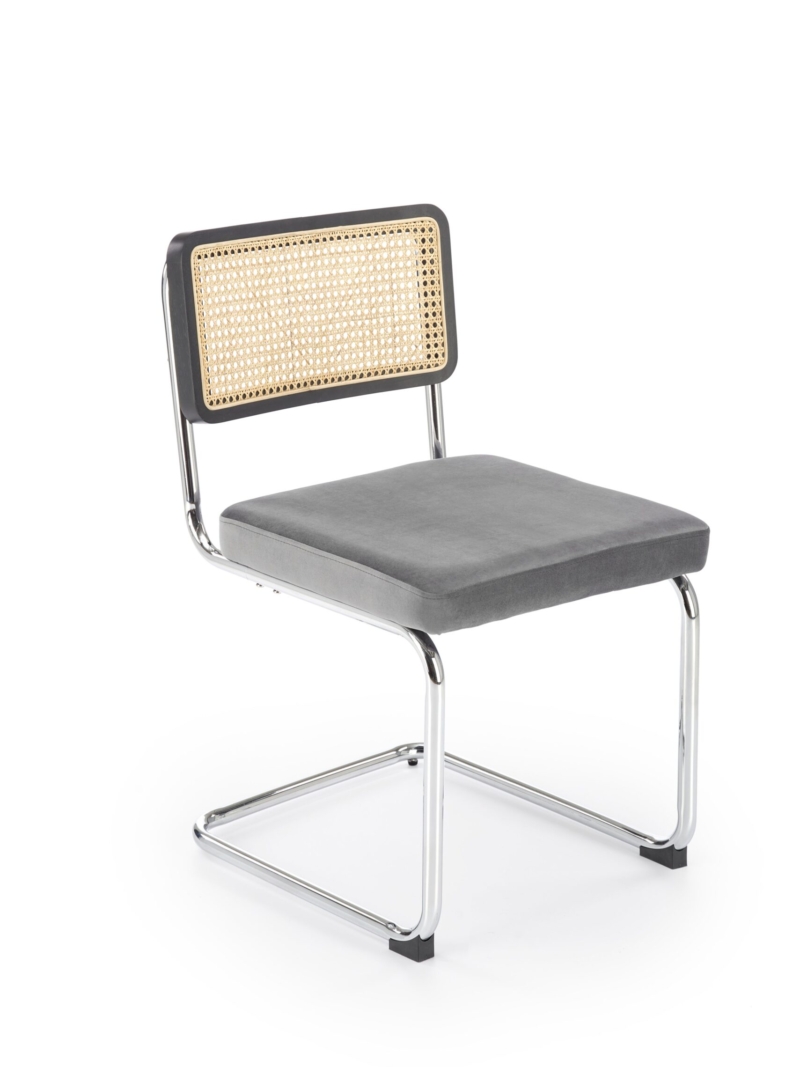 K504 chair, grey / black