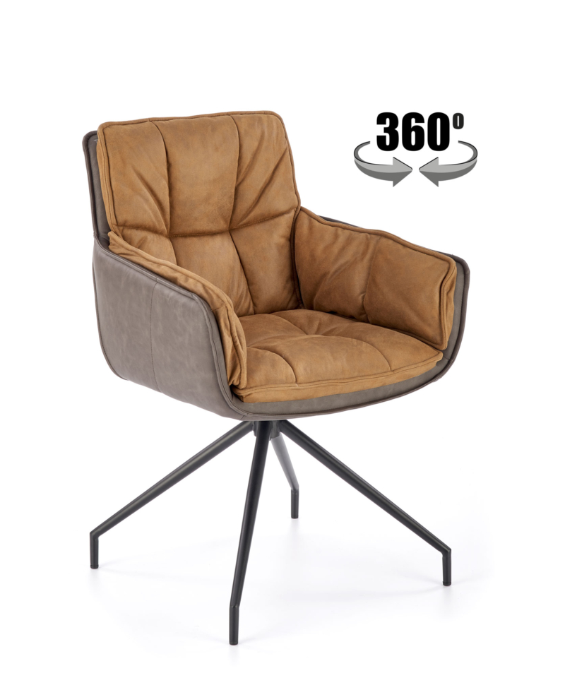 K523 chair brown / dark brown