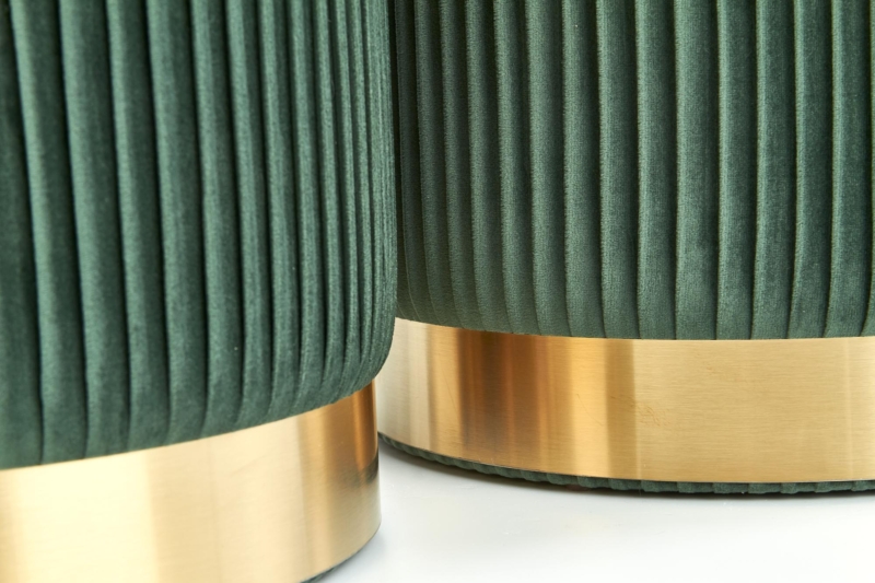 MONTY set of two stools: color: dark green - Image 5