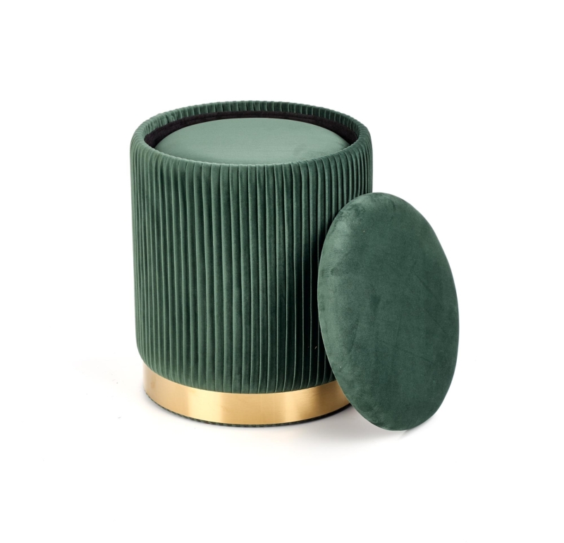 MONTY set of two stools: color: dark green - Image 7