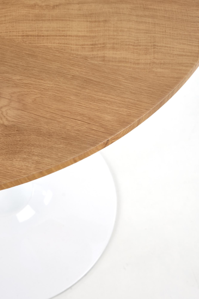 STING table, color: top - golden oak, legs - white - Image 3