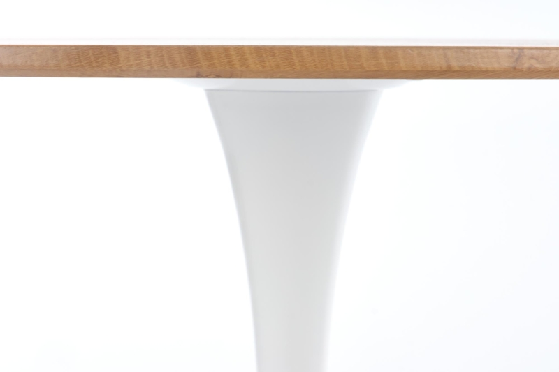 STING table, color: top - golden oak, legs - white - Image 4