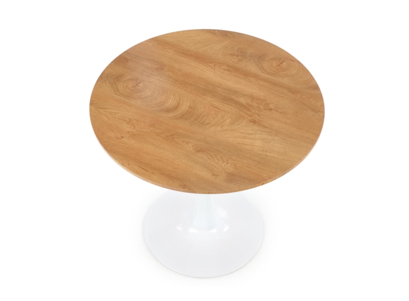 STING table, color: top - golden oak, legs - white - Image 6